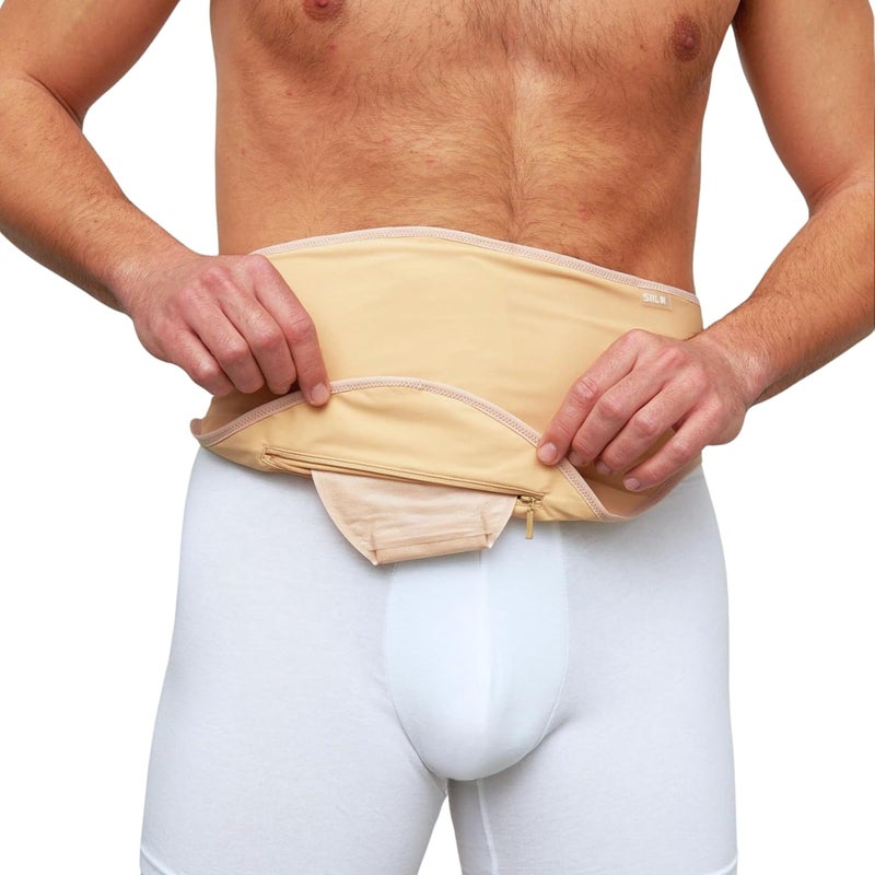 SIIL Ostomy Belt for Men & Women | FSA & FHA Approved | Premium Ostomy Bag Covers | Sports & Swimming | Colostomy Belts, Illeostomy Covers | Ostomy Wrap (Improved Zipper & Velcros) Made In EU - Image 1